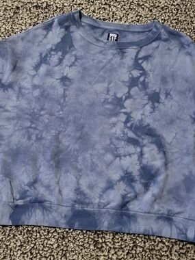 GAP Blue Tie-Dye Crewneck Sweatshirt - SZ SP  NWOT